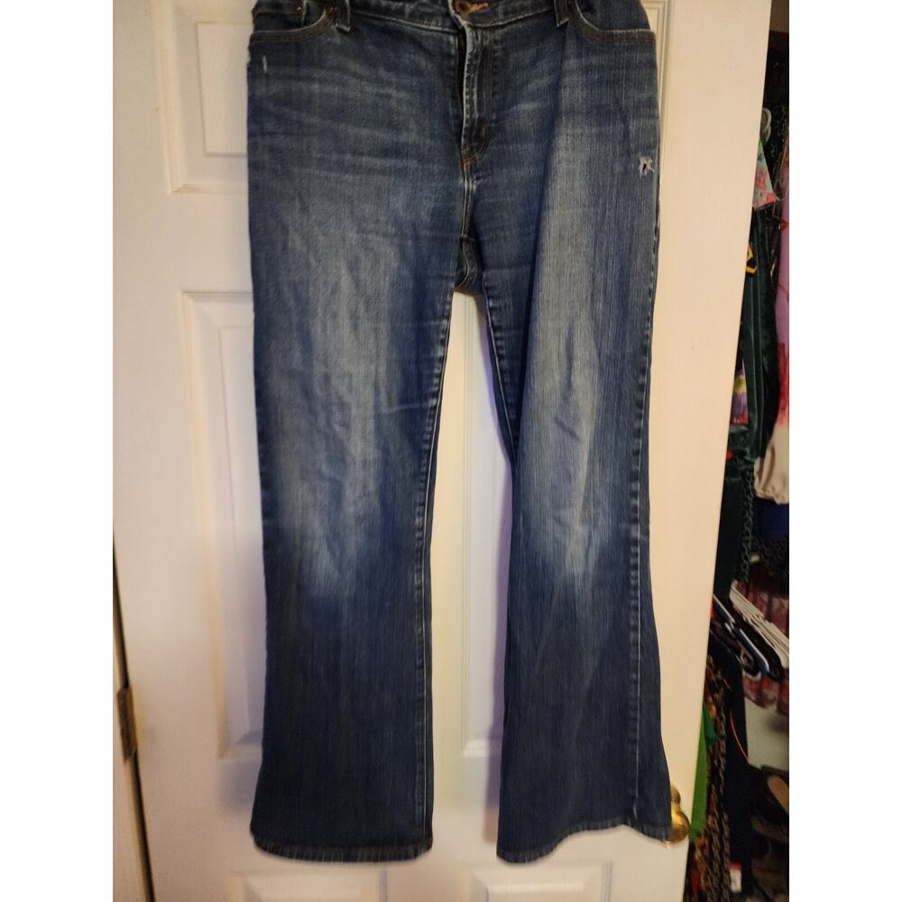 Levi's Women's Vintage Y2K Low Boot Cut 545 Jeans Size 16 M Blue Denim Preowned